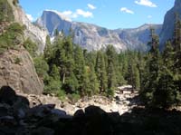 039-Half_Dome_from_base_of_lower_Yosemite_Falls