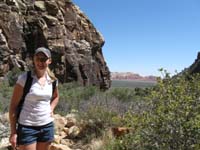 50-Danah_with_Calico_Hills_in_background