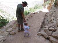 46-Kenny_and_Daddy_hiking_down_the_trail