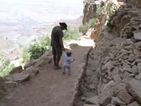 47-Kenny_and_Daddy_hiking_down_the_trail