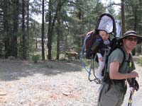 56-Daddy_and_now_awake_Kenny_with_elk_near_campground