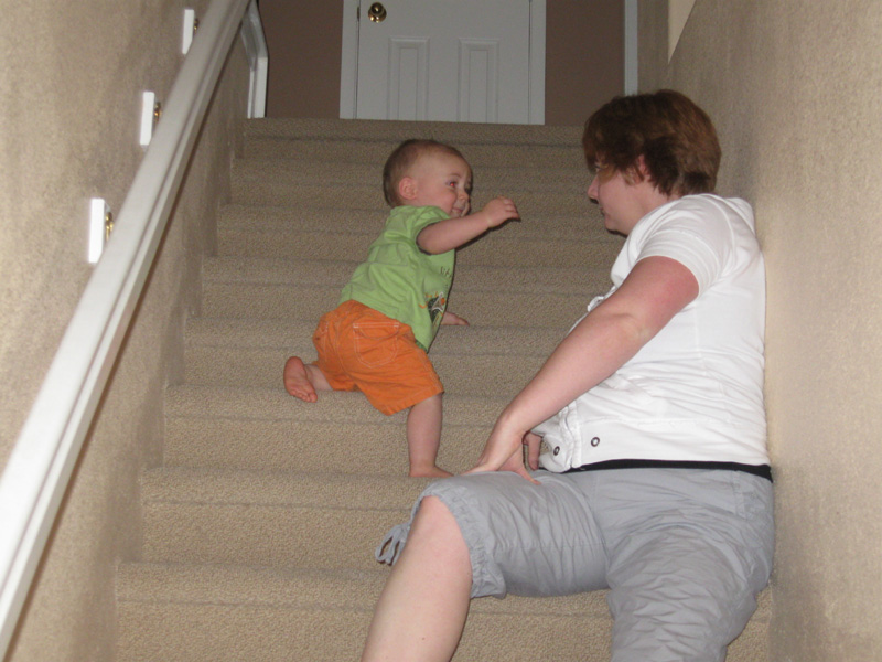 27-Kenny_crawling_down_the_stairs