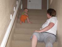 26-Kenny_crawling_down_the_stairs