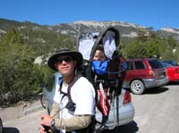 13-Daddy_mule_and_Kenny_ready_for_the_hike_to_Raintree