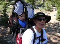 14-Daddy_and_Kenny_on_the_trail-great-weather_in_Mt._Charleston_area