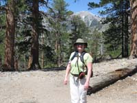 36-Mommy_at_Trail_Junction_with_Mt._Charleston_in_background