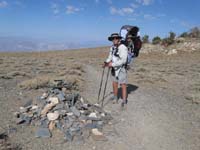 26-Daddy_and_Kenny_with_the_Sierra_Nevada_in_background-meaningless_cairn
