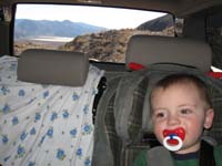 083-Kenny_in_the_car-Racetrack_behind_us