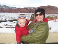 045-Mommy_and_uncooporative_Kenny-Calico_Hills_in_background