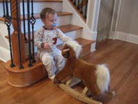 01-Kenny_getting_to_know_his_horsey