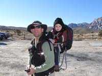 17-Daddy_and_Kenny_ready_to_hike_Blue_Diamond_Hills_in_Red_Rock_NCA