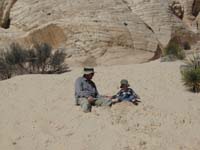 60-Daddy_and_Kenny_sliding_down_the_sand