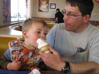 71-Kenny_eating_Daddy's_ice_cream-A&W_in_Boulder_City