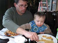 35-Kenny_steals_Daddy's_pasta_while_Daddy_steals_Kenny's_french_fry
