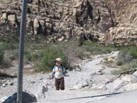43-last_steps_of_the_trail-1.5_hours_roundtrip_over_.7_miles-Kenny_walked_about_98_percent