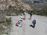 03-Kenny_with_Sierra_and_Frankie_near_the_beginning_of_Rocky_Gap_Road