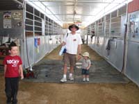 01-Toby_Daddy_and_Kenny_explore_horse_barn_at_McKee_Ranch