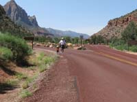 41-Kenny_and_Granpda_Duke_walk_to_the_Canyon_Junction_bus_stop_in_Zion_NP