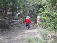 02-Kenny_chases_Sierra_up_the_North_Loop_Trail