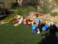 26-Nick's_toys_are_lined_up_for_Kenny_in_the_backyard
