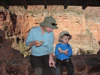 047-Mommy_and_Kenny_looking_at_a_mouse-Kenny_called_him_Ratatioulle