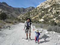 61-Kenny_dragging_Daddy_the_last_few_yards_of_the_trail