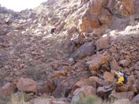 54-Daddy_and_Kenny_coming_down_the_rocky_slope-from_Dave_L