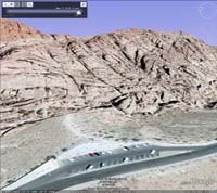40-Google_Earth-view_from_Calico_Hills_parking_lot-note_blue_at_top