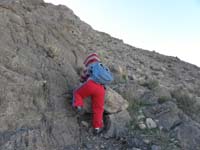 09-Kenny_climbing_limestone_rocks