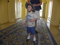 33-Kenny_napped_and_is_now_ready_to_see_the_sites-his_clothes_coincidently_match_the_decor