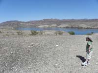 40-Kenny_checking_out_the_Colorado_River_downstream_from_Hoover_Dam