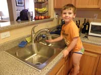 46-Kenny_modeling_our_new_sink_and_faucet