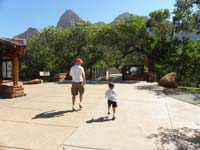 42-Uncle_Tommy_and_Kenny_walking_into_Zion_National_Park