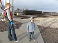 05-walking_to_the_train_depot_to_pick_up_our_Polar_Express_train_tickets