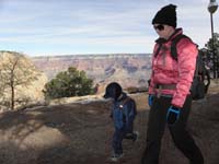03-Mommy_and_Kenny_on_Rim_Trail_walking_towards_Bright_Angel_Trail