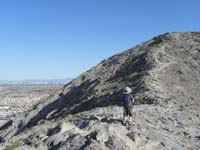 17-Kenny_hiking_with_Las_Vegas_Strip_in_distance