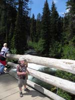 28a-Kenny_on_trail_to_Hidden_Fall