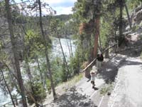 68-Mommy_and_Kenny_hiking_down_to_top_of_lower_fall