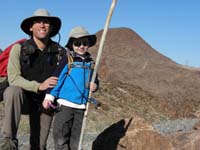 01-Daddy_and_Kenny_at_the_beginning_of_the_trail_with_Sugarload_Mt