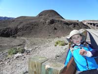 43-tired_Kenny_with_Sugarloaf_Mt_holding_rock_he_picked_up_on_hike_for_show_and_tell_at_Challenger