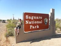 001-Kenny_at_entrance_sign_for_Saquaro_NP-turns_out_we_should_have_entered_from_south_since_prettier