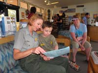 050-Ranger_reviewing_Kenny's_Junior_Ranger_Program