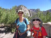 11-Baba_and_Kenny_take_a_break_on_a_bench_with_Cathedral_Rock_in_distance