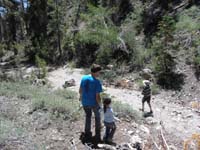 14-Kenny_Beeja_Daddy_hiked_half_mile_together_to_road-Billy_was_a_trooper_caught_up_after_others_went_back