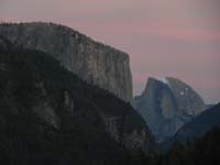 77-Half_Dome_Viewpoint-sunset_view_of_Half_Dome_and_El_Capitan-sun_set-purple_clouds