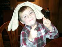 78-Kenny_being_goofy_at_Yosemite_Lodge_dining_room