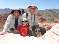 25-Daddy,Poppy,Kenny_on_Kraft_Mt-hot_and_starting_to_get_dehydrated