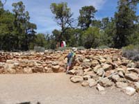 12-Kenny_checking_out_Native_American_ruin_at_Tusayan_Ruin_and_Museum_after_Junior_Ranger_program