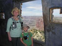 27-Mommy_and_Kenny_in_Watch_Tower_with_great_view_of_The_Grand_Canyon