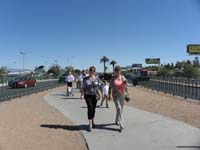 25-gang_approaching_Las_Vegas_Sign_for_picture-Daddy_borrowed_Pink_Jeep_for_couple_hours